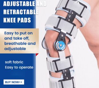 1 Piece Knee Joint Brace Support Orthosis Medical Ligament Sport Injury Splint Knee Fracture Protector Adjustable Fracture Brace