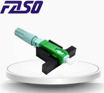 [Free Shipping]FASO 50Pcs SC/APC SM Optical Fiber Fast Connector FTTH Optic Embedded Quick Connector