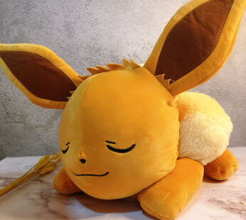 original PC centre Pokemon big Sleep Eevee plush toy stuffed toys doll doll Soft pillow Soft pillow 50CM